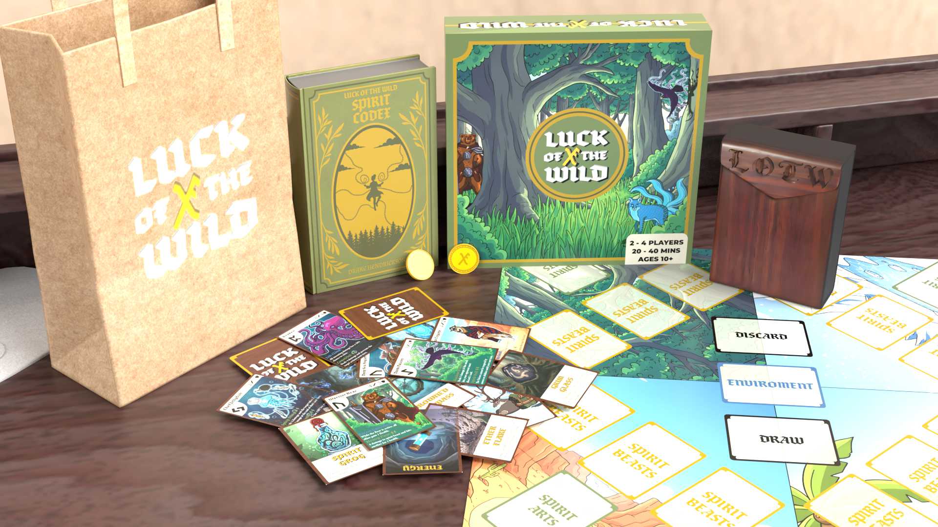 Luck of the Wild Project Mockup